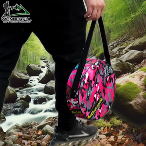 Tabouret pliant extérieur Portable voyage réglable tabouret rétractable <span class=keywords><strong>Netflix</strong></span> siège Train file d'attente tabouret stockage sacs à dos - Product Image 5