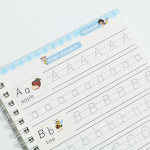 <span class=keywords><strong>Il</strong></span> quaderno di apprendimento educativo per bambini 4 pezzi ha impostato la cartella di lavoro della grafia stampata ha affondato <span class=keywords><strong>il</strong></span> <span class=keywords><strong>libro</strong></span> <span class=keywords><strong>magico</strong></span> riutilizzabile - Product Image 3