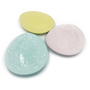 Produttore Creativo di Pasqua di Stile di Modo Blu Ristorante Piatto Piatto di <span class=keywords><strong>Ceramica</strong></span> - Product Image 2