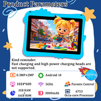 Tablet PC Edukasi 8 Inch YPORANGECHENG Logo OEM Kustom, MTK 6753 Octa Core 8GB 128GB 1280*800 IPS untuk Anak-anak OEM/ODM