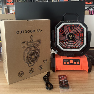 Ventilatore Portatile Multifunzionale Ricaricabile da 20000mAh Modello F6 <span class=keywords><strong>per</strong></span> Campeggio Estivo, Uso Domestico e in Auto - Product Image 2