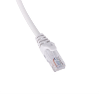Câble de raccordement réseau RJ45 Ethernet Cat5 Cat6 Cat7 Cat8 avec connecteur angulaire à visser (montage sur panneau)