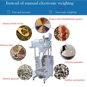 Machine d'emballage économique entièrement automatique pour poudres et granulés, en acier inoxydable 304, pour sacs en plastique et en papier, à entraînement motorisé - Product Image 3