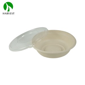 Pâte jetable <span class=keywords><strong>en</strong></span> bambou, 1000 ml, 32oz 24oz, papier biodégradables, bol à pression - Product Image 2