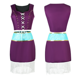 Anime Outfit Nico Robin Cosplay Fur Collar <strong>Coat</strong> Anime Sea <strong>King</strong> Cos Uniform for Party Stage - Product Image 5