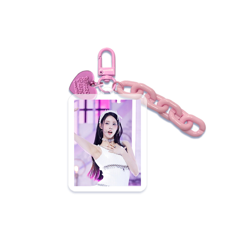 KPOP Idol ILLIT Super Real Me Plastic Keyring Acrylic Keychain