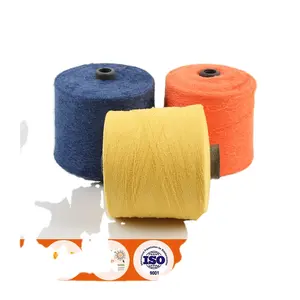 China Fancy Yarn Hersteller Großhandel 1/18S 100% Nylon garn Feder garn für Strick maschine