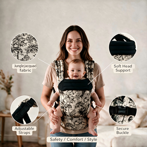 <span class=keywords><strong>Porte</strong></span>-bébé PABELY PBL3414 certifié CPC CE, luxueux, ergonomique, en lin de qualité supérieure, haute capacité de charge, pour bébés de 0 à 3 ans, pliable, facile à ranger - Product Image 2
