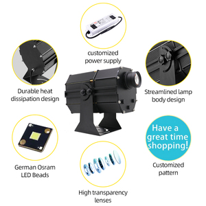 Projecteur Gobo Haute Puissance QiaoXun Étanche <span class=keywords><strong>Super</strong></span> Lumineux Laser Logo Affichage d'<span class=keywords><strong>Image</strong></span> Extérieur Bâtiment Publicité Lumineuse LED - Product Image 5