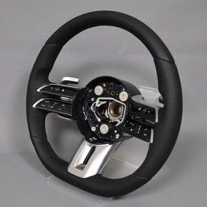 Volant en cuir personnalisé pour Mercedes Benz AMG W176 W177 W203 W212 C118 C190 <span class=keywords><strong>GLA</strong></span> X156 - Product Image 2