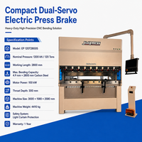 Presse plieuse CNC entièrement électrique 120T 3000mm à double servo pour tôles d'acier au carbone de 4,9 mm