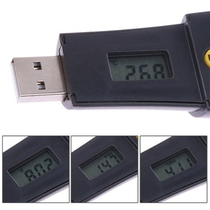 Registrador de Datos de Temperatura y Humedad con Interfaz USB, Barómetro Electrónico, Termómetro, Higrómetro - Product Image 1