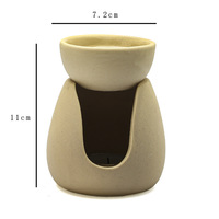 Brûleur d'huile essentielle en céramique de parfum personnalisé Tea Light Diffuseur Cire de bougie Chauffe-fonte Porte-encens pour usage aromatique