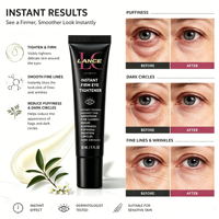 Lance Private Label Eye Temporary Eye Tightener Acide hyaluronique Niacinamide Sans huile pour raffermir les poches et les rides sous les yeux