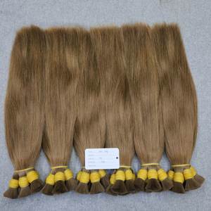 Venta completa de fábrica, cutícula alineada, cabello crudo vietnamita, onda Natural, Color recto, extensión de cabello virgen humano a granel - Product Image 2