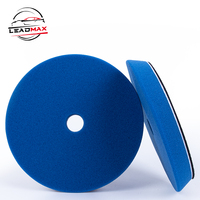 Nouvelle conception de tampon de polissage double couche en mousse S-HDO bleue de 100 mm pour polisseuse de voiture avec tampons de polissage double couche en mousse à mémoire de forme