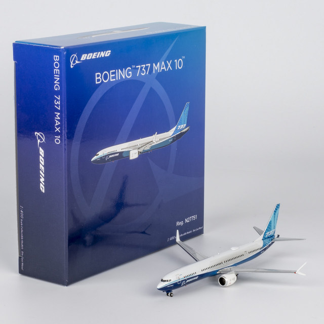 1/400 Finished Model Aircraft B737 MAX10 Metal Passenger Plane N27751