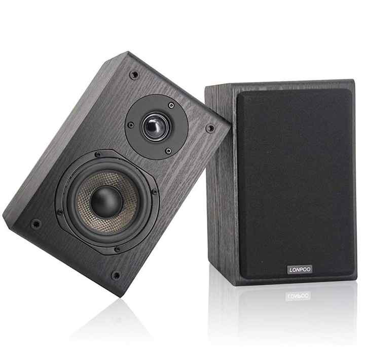 LONPOO Diffusori Da Scaffale Passivi | Coppia | Woofer In Carbonio, Tweeter In Seta | 75W - Foto 7