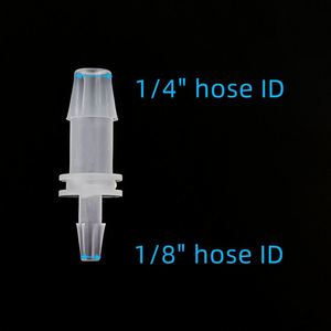 Raccords de tuyau en plastique Barb Connector Tube Raccords de tuyaux droits Joint de réduction à 2 voies 1/8 "x1/4" - Product Image 2