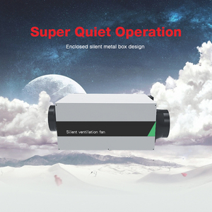 Ventilador centrífugo de 100 mm con carcasa de acero inoxidable OEM para casa - Product Image 2