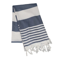En gros 100% coton serviette éponge pour plage gym yoga avec glands