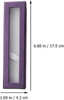 Boîtes cadeaux vides pour stylos avec couvercle transparent et insert en mousse, étui en carton pour l'affichage de bijoux, crayons, stylos à bille et stylos plume