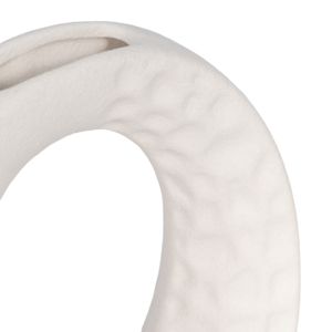 Vaso in ceramica scolpito con intaglio aperto per soggiorno, vaso decorativo per fiori, accenti per camera da letto, decorazioni per ufficio - Product Image 5