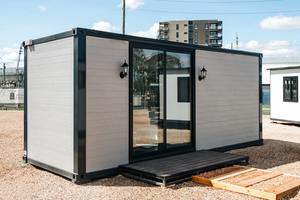 चीन कारखाने थोक प्रीफैब मॉड्यूलर स्टील कंटेनर हाउस विस्तार छोटे घर मोबाइल सैंडविच पैनल - Product Image 3