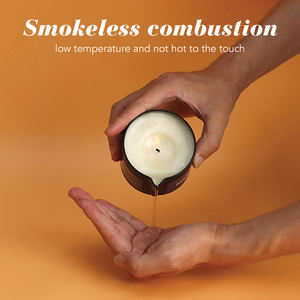 Vela de masaje extraída de plantas naturales de alta capacidad Vela de masaje sensual de aceite esencial de cera - Product Image 2