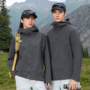 <span class=keywords><strong>Giacca</strong></span> Impermeabile Leggera Personalizzata con Cappuccio per Escursionismo, Sport all'Aperto, <span class=keywords><strong>Trekking</strong></span>, Ciclismo, Invernale, per <span class=keywords><strong>Uomo</strong></span> e Donna - Product Image 6