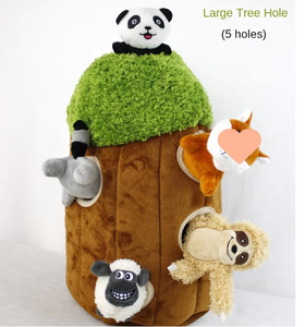 Jouet pour chien personnalisé, très demandé, interactif, coloré, couineur, en forme de <span class=keywords><strong>maison</strong></span> d'arbre et de tanière, pour jeu de cache-cache, en coton PP lavé, anti-stress - Product Image 6