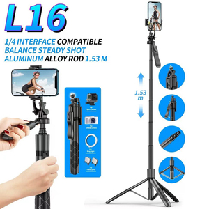 Bâton de selfie sans fil Trépied L16 Stabilisateurs pliables <span class=keywords><strong>pour</strong></span> caméra d'action <span class=keywords><strong>Gopro</strong></span> Smartphones Prise de vue en direct - Product Image 2