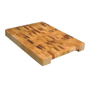 Toptan Satranç tahtası masası-Avrupa beyaz meşe parmak eklem kesme tahtası mutfak ucuz meşe ahşap kesme tahtası