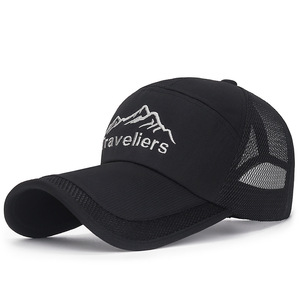 Sombrero de sol informal para exteriores de verano para hombre, nuevo estilo, gorra de béisbol de malla de leopardo con ala extendida, diseño de Montañismo transpirable, venta al por mayor - Product Image 3