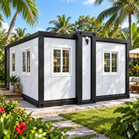 Maison conteneur portable, cabine modulaire préfabriquée pour projet de dortoir de travailleurs sur chantier