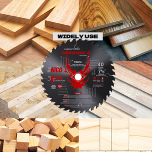 Nakamura 10Pcs 7-1/4Inch 184mm 40T <strong>Dado</strong> Saw <strong>Blade</strong> Set Carbide Circular Wood Working TCT Circular Saw <strong>Blade</strong> for Wood - Product Image 6
