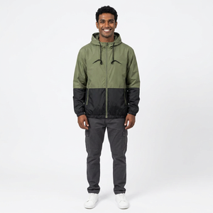 <b>Waterproof</b> Silver Reflector Windbreaker Jacket Men Winter Hooded Outdoor Coat <b>Warm</b> Streetwear Front - Product Image 1