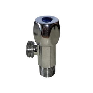 Vanne d'angle à 90 degrés OEM durable au design moderne pour usage domestique, taille 1/2" 3/4", 2 voies, en acier inoxydable chromé - Product Image 3