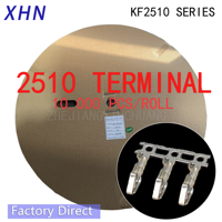 Connecteur KF2510 MX 2,5 mm, bornier à sertir en cuivre étamé, avec rouleau de bornes, en stock, référence 22011052