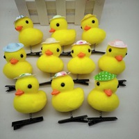 Épingles à cheveux en peluche 3D, dessin animé amusant, mode enfant, pince à bec de canard, accessoires, décorations pour la tête, cadeaux pour adultes et enfants