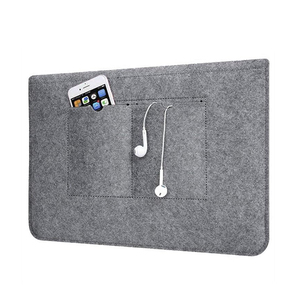 Wholesale Custom Logo 11/13/15 Inch Ultra Slim <strong>Notebook</strong> Carrying Envelope Sleeve <strong>Case</strong> Felt Laptop Protective <strong>Case</strong> Bag - Product Image 4