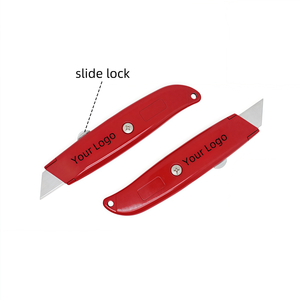 Premium Metal <b>Utility</b> <b>Knife</b> Set with Stable Blade Support and Polished Red Housing Designed for OEM Brands, Hardware Retailers - Product Image 3