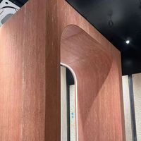 Carrelage en pierre de travertin flexible, panneau mural en argile modifié pliable, revêtement mural en faux marbre pour intérieur et extérieur, plaque décorative 3D