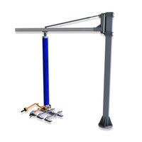 Nouvelle grue à ventouse cantilever JS pour palettisation de sacs tissés, sacs en kraft, cartons, avec ventouse d'alimentation, hauteur maximale 1700 mm