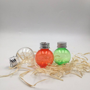 Botella de Plástico Transparente con Forma de Bombilla, Vacía, para Bebidas, 50ml, 100ml, 150ml, 250ml, Botellas para Mascotas, a Prueba de Fugas, para Leche, Jugo, Agua - Product Image 3