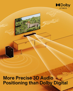 ULTIMEA Soundbar per Smart TV con Dolby Atmos, Sistema Audio Surround 3D per Altoparlanti TV, Soundbar 2.1 per TV con Subwoofer - Product Image 3