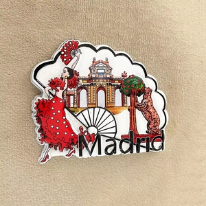 Magnete <span class=keywords><strong>per</strong></span> Frigorifero 3D Tridimensionale di Barcellona - Souvenir Turistico <span class=keywords><strong>per</strong></span> Regali di Anniversario Cinesi - Product Image 5