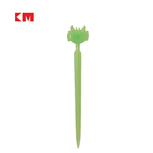 NSH6013 Cartoon Food Fruits Picks Mini Dessert Forks Family Use Cute Plastic Fruit Fork