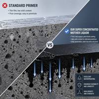 Primaire d'asphalte à base d'eau, émulsionné, non toxique, à haute teneur en solides, durable et très résistant, pour application à froid sur toitures et terrasses - Meilleure vente