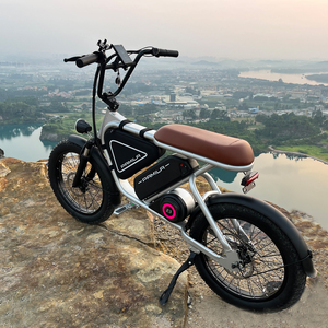 دراجة المدينة الكهربائية الجديدة Breezy E3 ذات الإطارات العريضة، بمحرك وسطي ودفع رقمي، الأخف وزنًا بقوة 60 نيوتن.متر، 48 فولت، 1000 واط، وبطارية 15.6 أمبير/ساعة أو 25 أمبير/ساعة، بسرعة 40 كم/ساعة ومدى يصل إلى 100 كم - Product Image 5